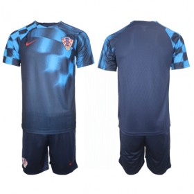 Camiseta de fútbol Croacia Niño 2ª equipación Copa Mundo 2022